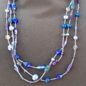 Long hand strung necklace